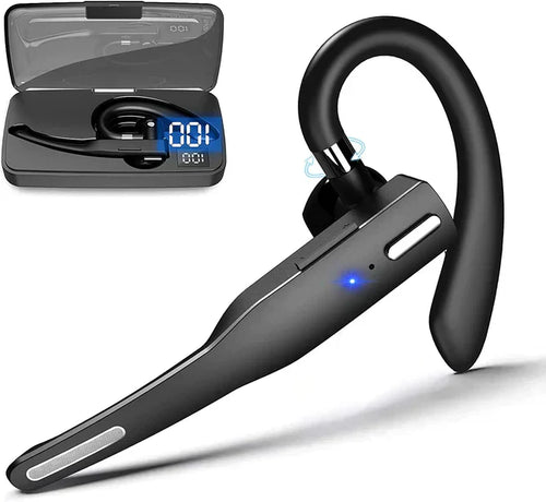 Skanto | Skywave™ | Trucker Dual Mic Trådløs Bluetooth 5.1 Støydempende Hodesett & Ørepropper for Klart Kommunikasjon & Håndfri Bruk