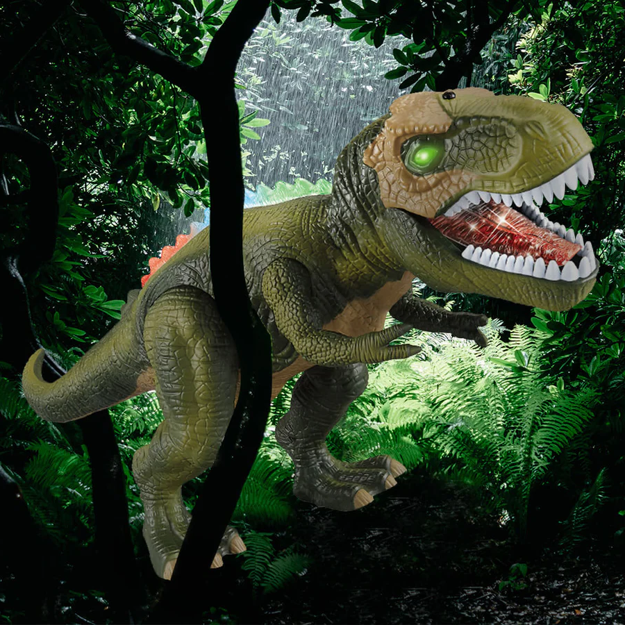 Skanto | Interaktiv dinosaurmønster med fjernkontroll, som går og brøler