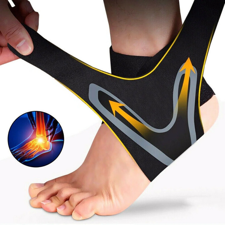 Plantar Ankel X Wrap Støtte Kompresjons Sokker Skanto