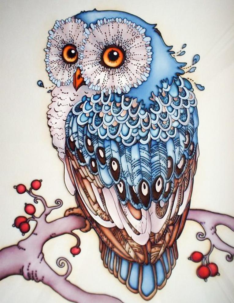 Cartoon Owl - GemPaint Kit | Skanto