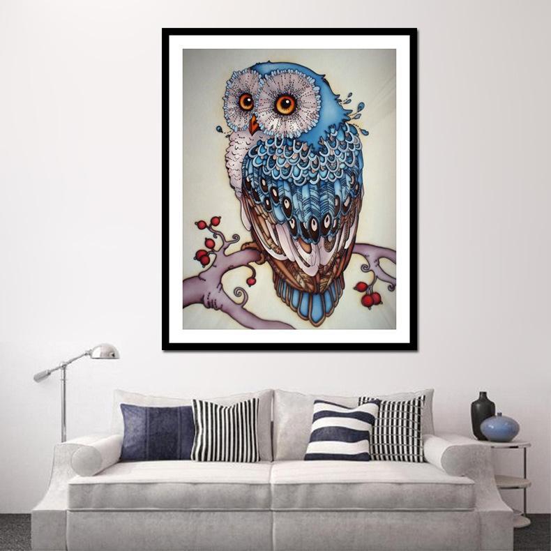 Cartoon Owl - GemPaint Kit | Skanto