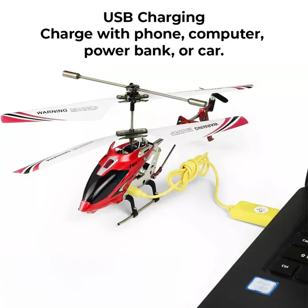 Skanto | Crimson Unbreakable Mini RC Helikopter med Gyro