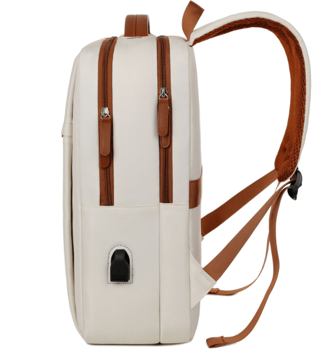 Skanto | PACKLITE – Multifunksjonell Reise Ryggsekk med Laptoprom og USB-port