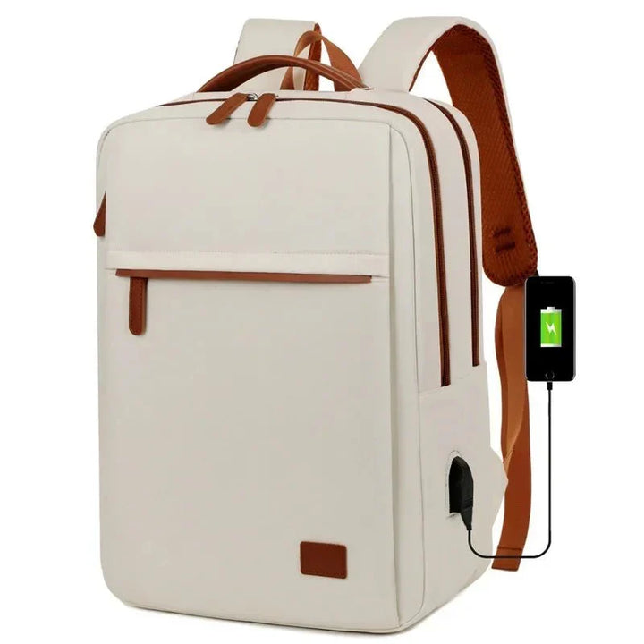Skanto | PACKLITE – Multifunksjonell Reise Ryggsekk med Laptoprom og USB-port