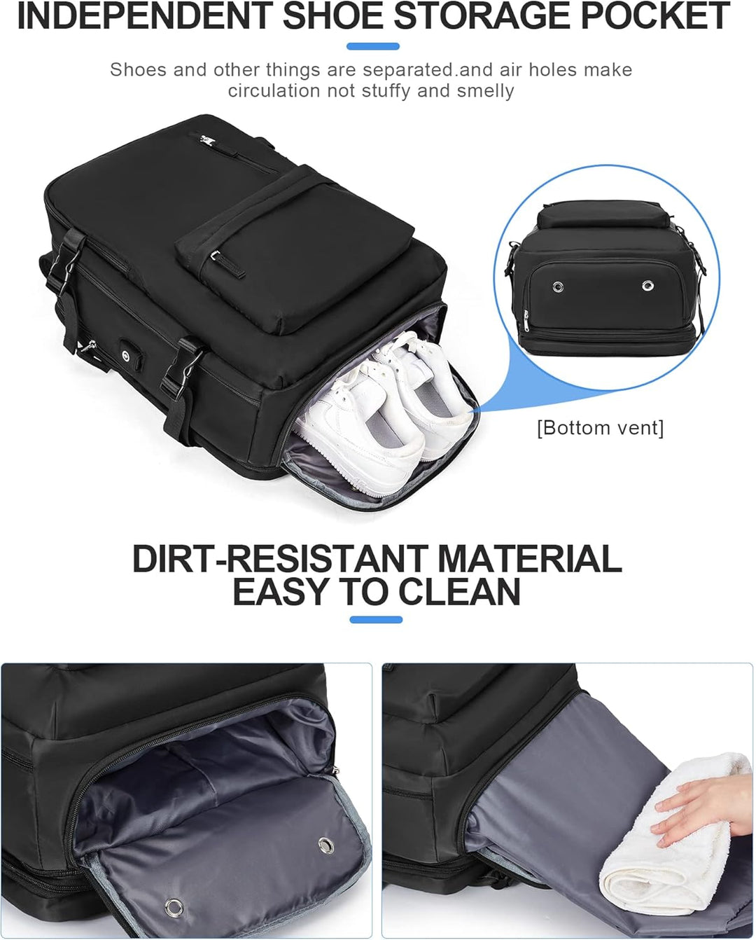 Multi-Compartment Laptop Carry Bag with Adjustable Shoulder Strap | Skanto