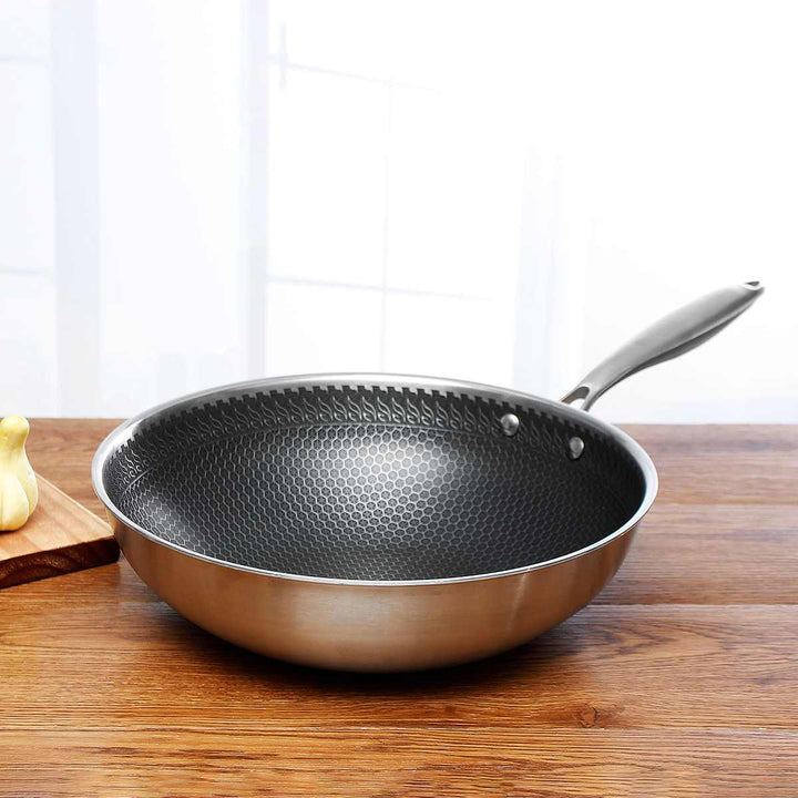 Norvo | KitchenPro | Non-stick rustfritt stål stekepanne