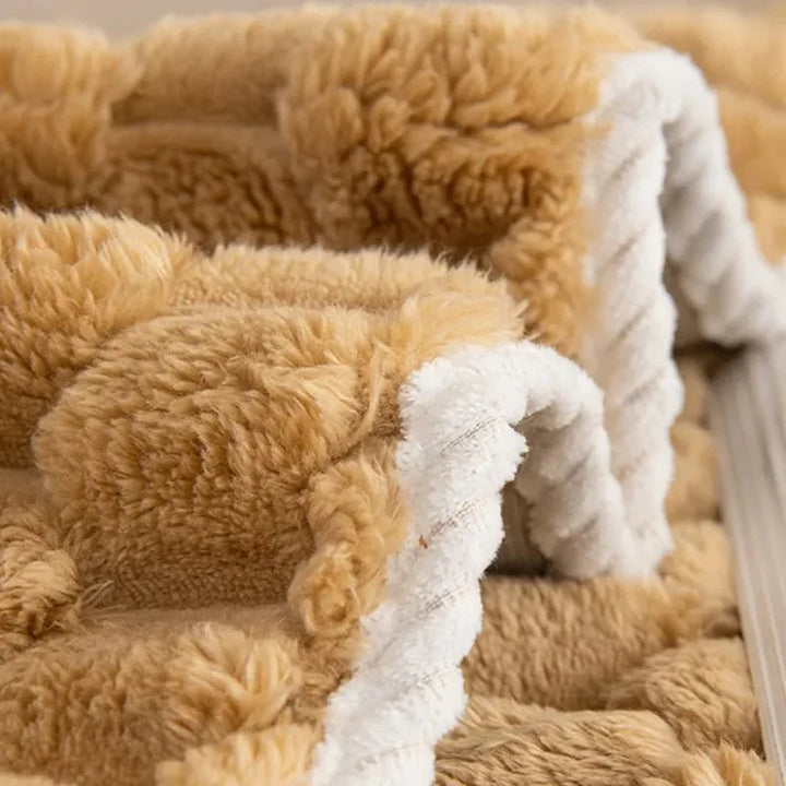 Pastellfarge Tykk Plush Sofa Teppet for Koselig Komfort | Skanto