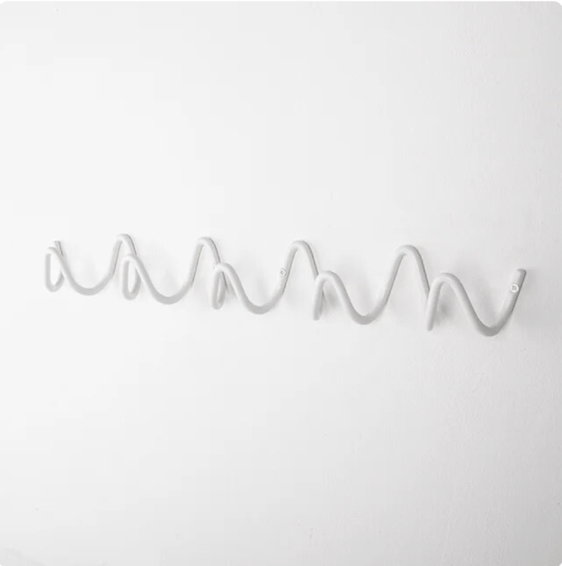 Skanto | LineaForm Elegant Metall Veggkrok – Minimalistisk Matt Svart eller Hvit