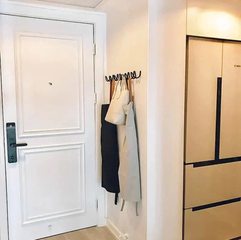 Norvo | LineaForm Elegant Metall Veggkrok – Minimalistisk Matt Svart eller Hvit