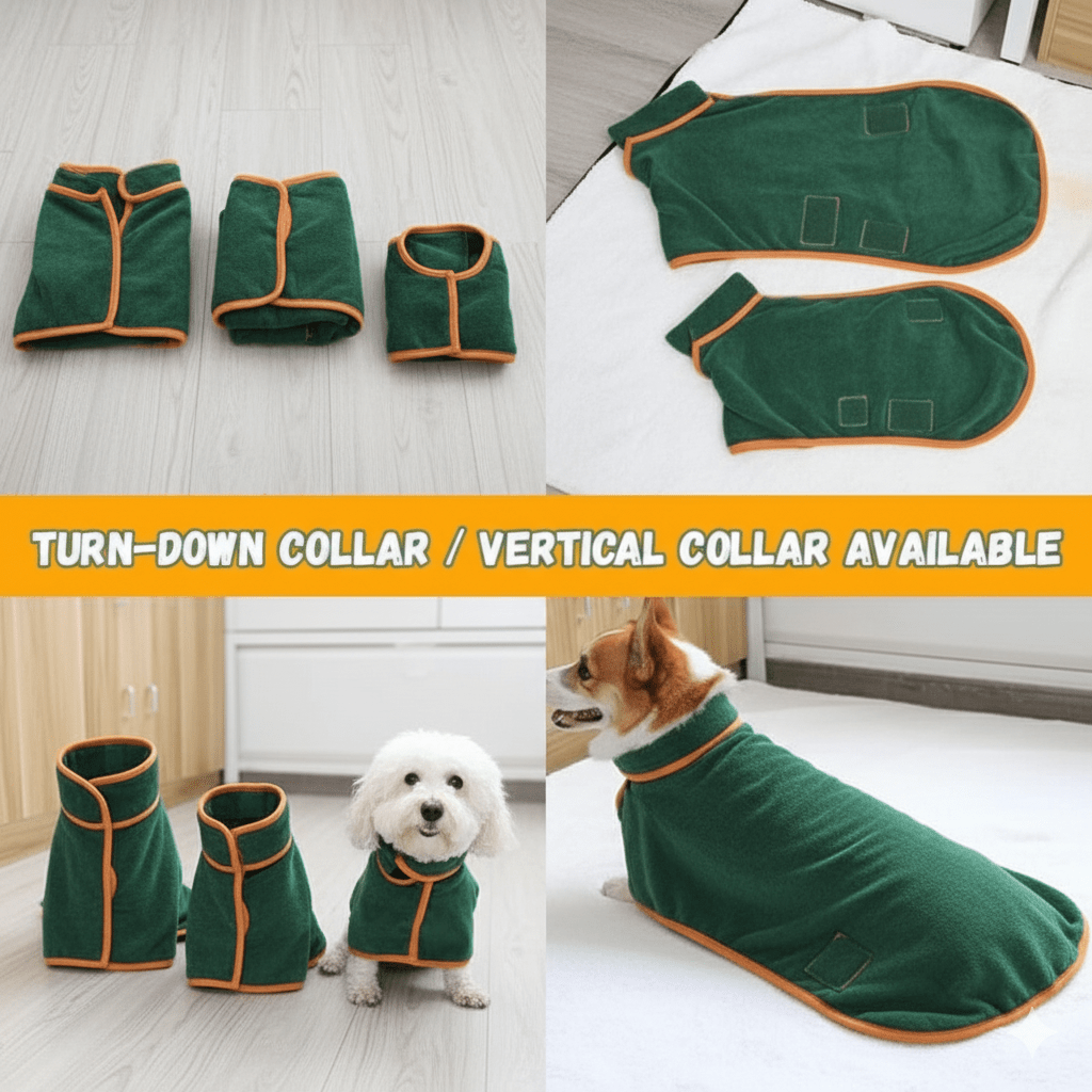 Skanto | PAWFLECT – Super Absorberende Hundejakke for Rask Tørking og Komfort