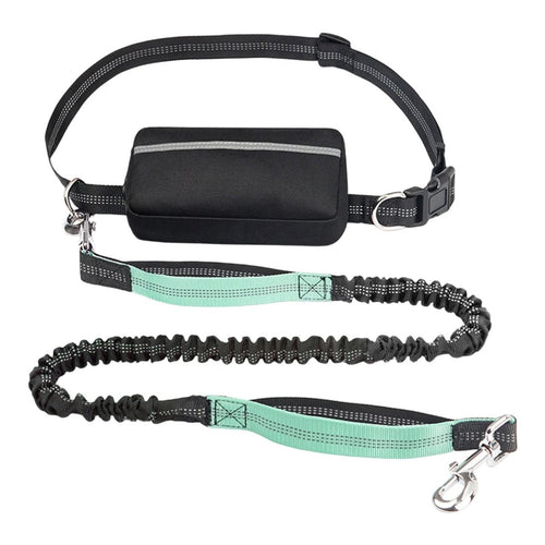 Skanto | PAWRUNNER Freedom Leash – Håndfri hundesnor med polstrede håndtak