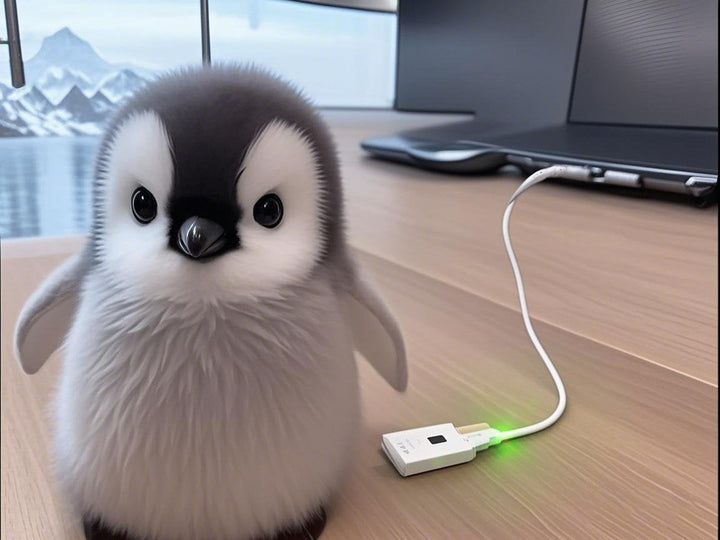 Skanto | PinguinPlezier Plysj Pingvin | Super realistisk plysjvenn