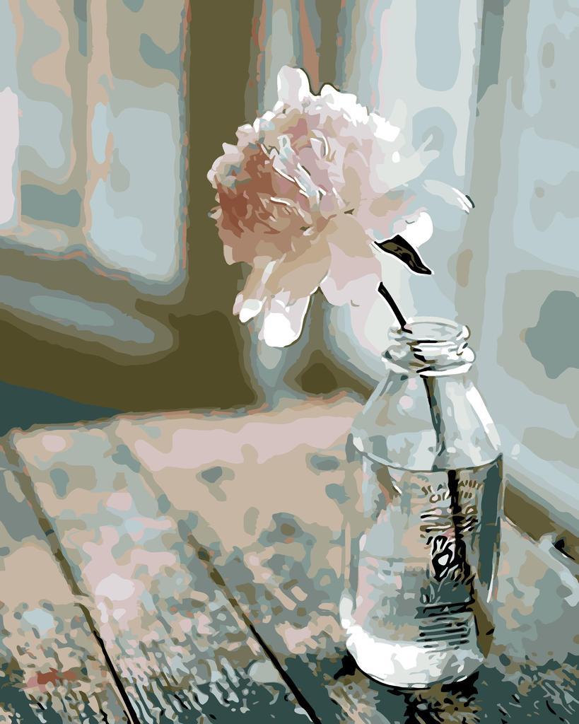 Lonely Peonie - Van-Go Male-For-Nummer Kit | Skanto