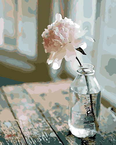 Lonely Peonie - Van-Go Male-For-Nummer Kit | Skanto