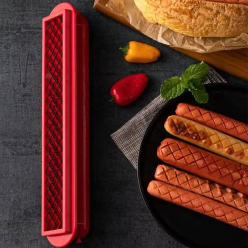 Skanto | Hot Dog Slicer – Criss-Cross Spalter for Jevn Matlaging