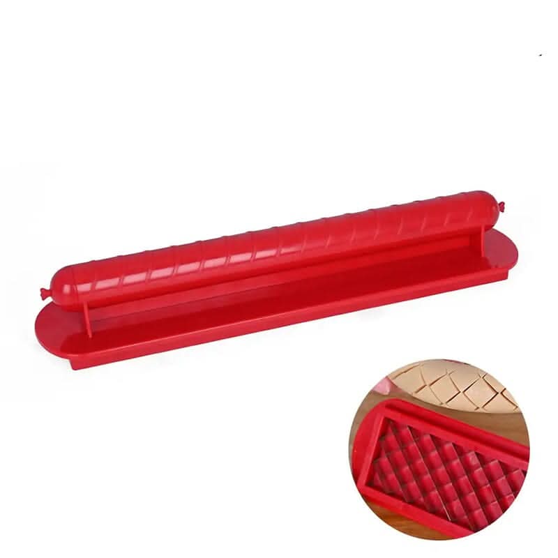 Skanto | Hot Dog Slicer – Criss-Cross Spalter for Jevn Matlaging