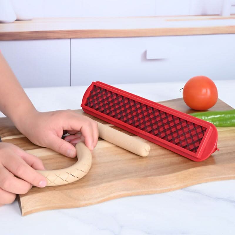Skanto | Hot Dog Slicer – Criss-Cross Spalter for Jevn Matlaging