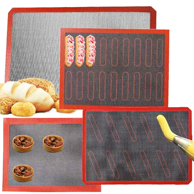 Perforert Silikon BakeMat Non-Stick Ovnsark Liner Bakeverktøy | Skanto