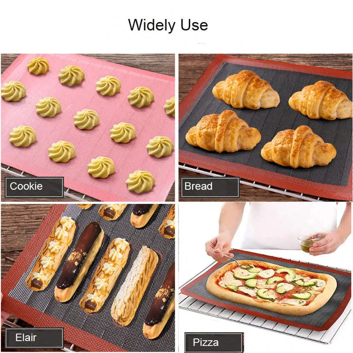Perforert Silikon BakeMat Non-Stick Ovnsark Liner Bakeverktøy | Skanto