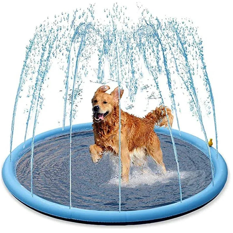 Skanto | SPLASHZONE – Interaktivt Vannpute for Hunder med Sprinkler Kjøling Moro