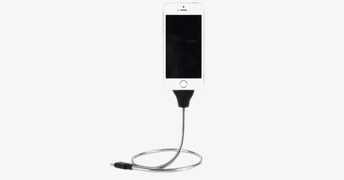 Skanto | Fleksibel smarttelefonstativ og ladekabel – Lading av telefonen din med enkelhet og stil!