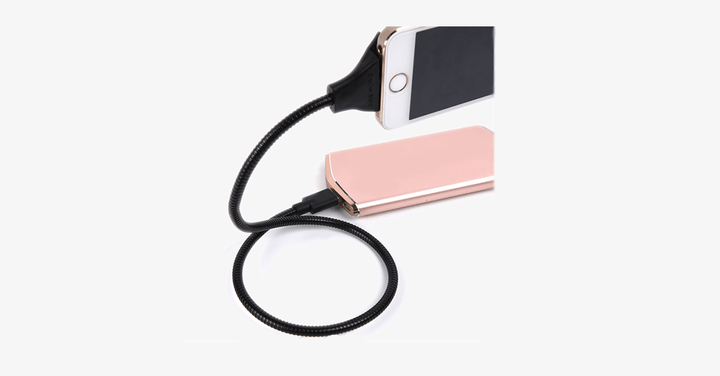 Skanto | Fleksibel smarttelefonstativ og ladekabel – Lading av telefonen din med enkelhet og stil!