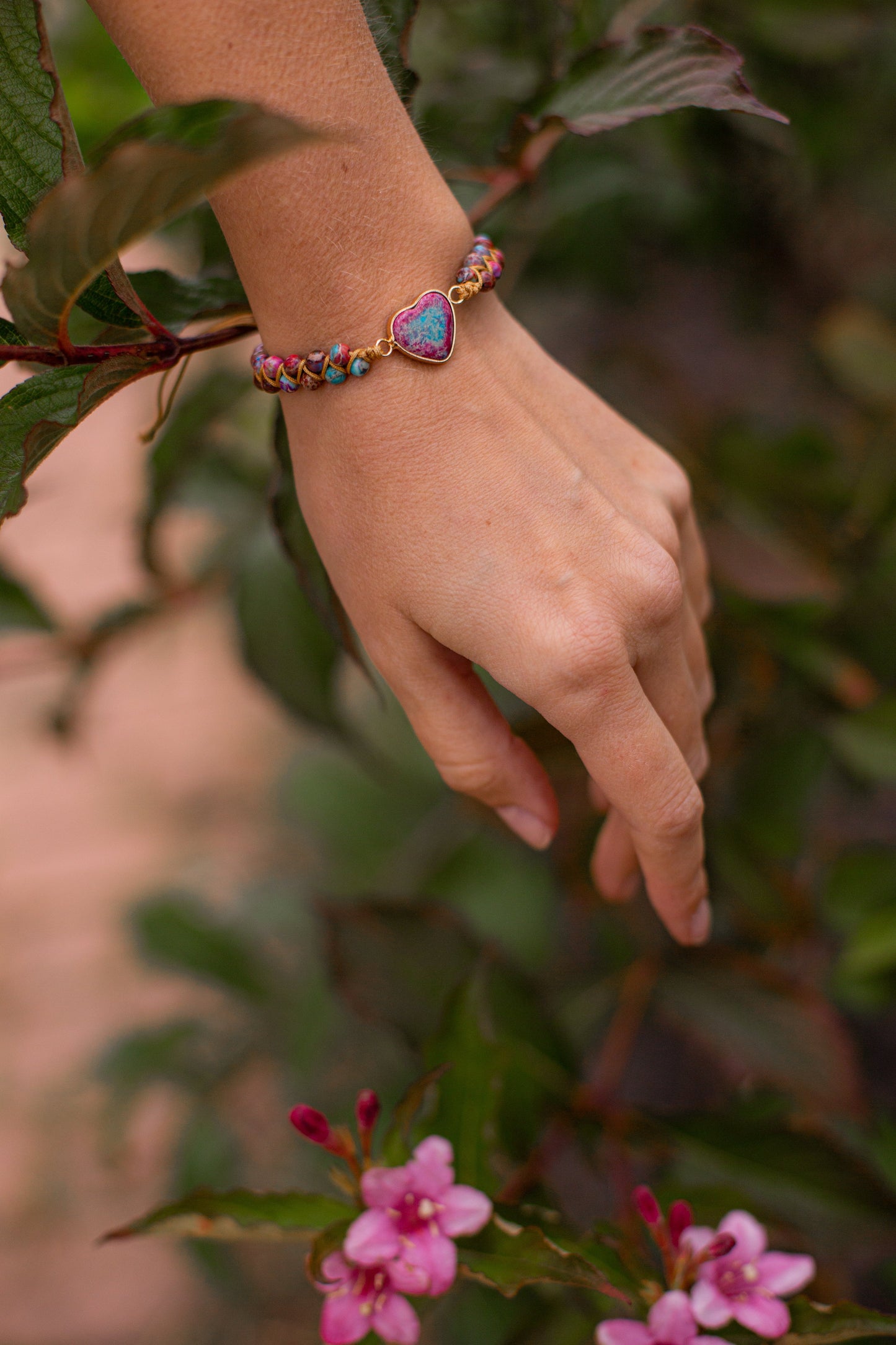 Amélie LoveStone Armbånd - Elegant Jaspis Tilbehør