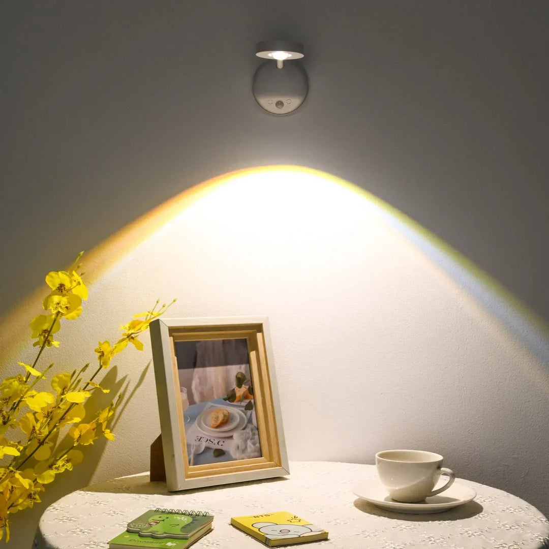 Skanto | Veggspot - SmartGlow - Oppladbar LED - Bevegelsessensor