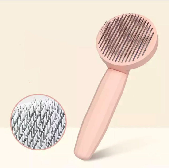 Skanto | SELFCLEAN BØRSTE – Selvrensende kattbørste for mindre hårtap & ren pels