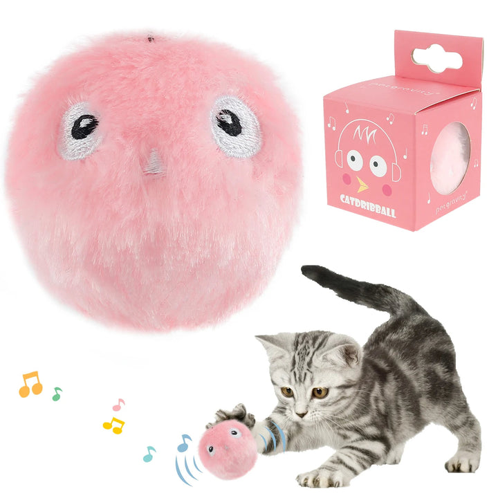 Interaktive katteplush-boller med dyrelyder Skanto