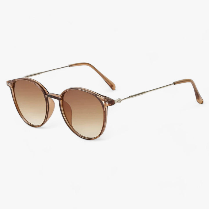 Luxury Women's Round Frame Sunglasses - Liora | Skanto