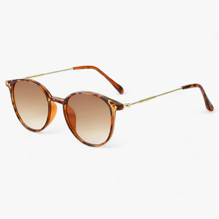 Luxury Women's Round Frame Sunglasses - Liora | Skanto