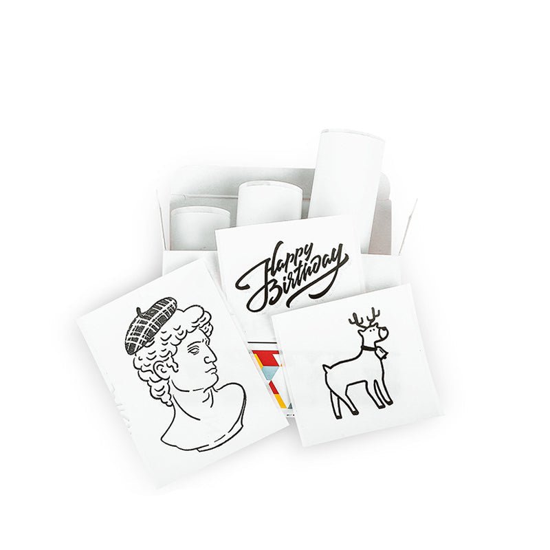 Skanto | PrintAura Mini Pocket Printer | Bærbar blekksfri termisk skriver for bilder, notater og dokumenter