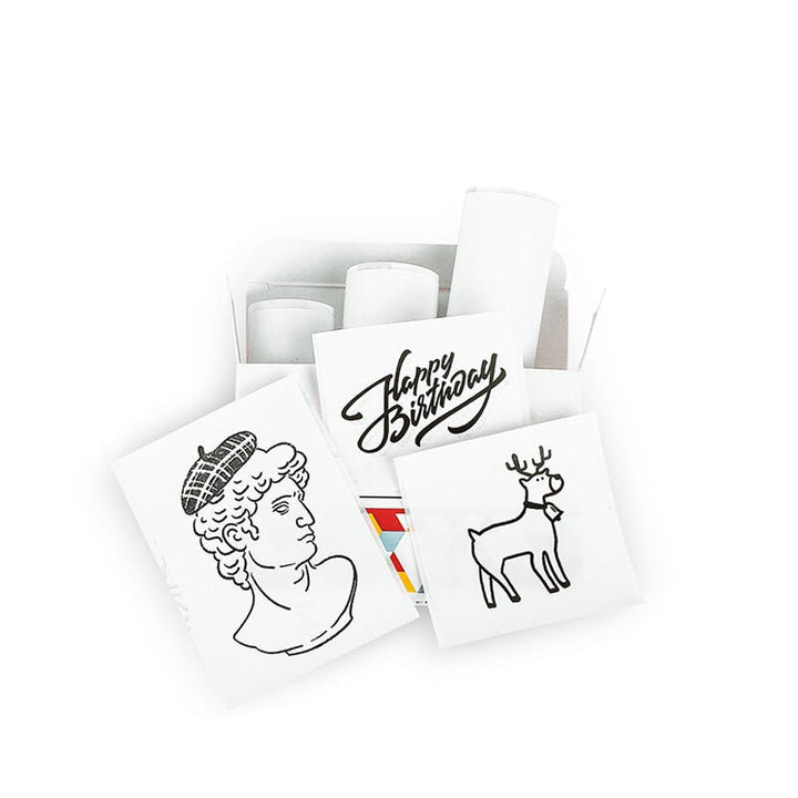 Skanto | PrintAura Mini Pocket Printer | Bærbar blekksfri termisk skriver for bilder, notater og dokumenter