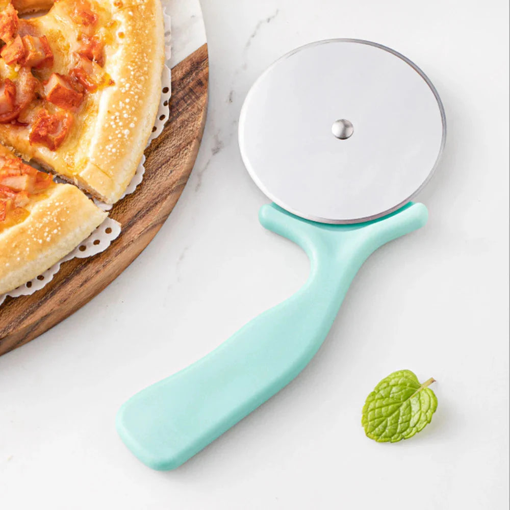 Pizza Skjærer Sirkulær Rustfritt Stål Pizzahjul Skjærer Kake Maker | Skanto