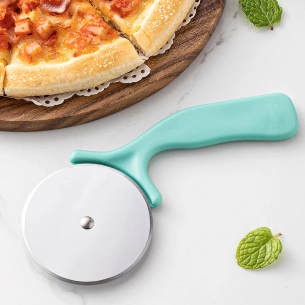 Pizza Skjærer Sirkulær Rustfritt Stål Pizzahjul Skjærer Kake Maker | Skanto