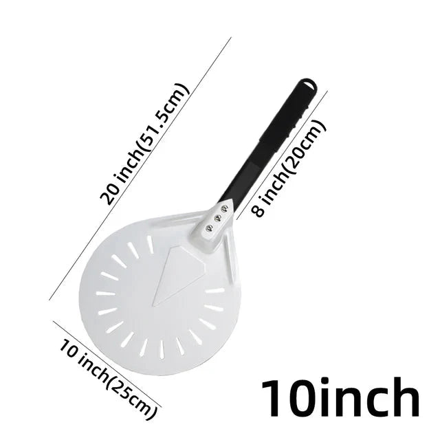 Pizza Spade Vendepaddle Rund Pizza Verktøy Trehåndtak Nonstick | Skanto