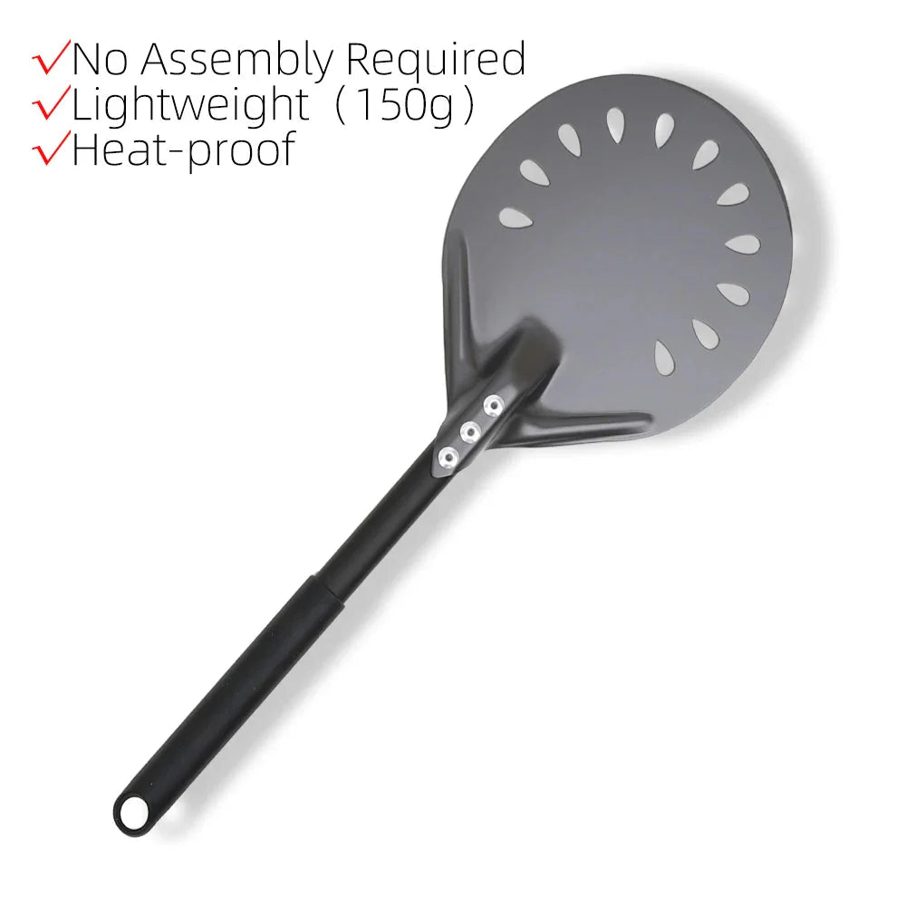 Pizza Spade Vendepaddle Rund Pizza Verktøy Trehåndtak Nonstick | Skanto