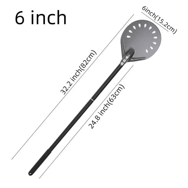 Pizza Spade Vendepaddle Rund Pizza Verktøy Trehåndtak Nonstick | Skanto