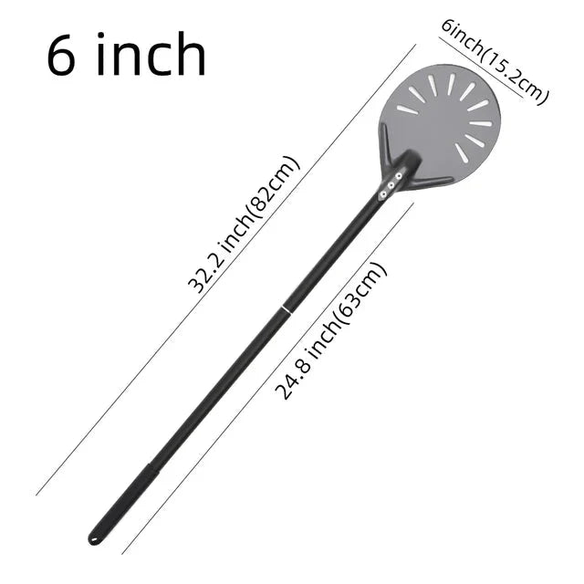 Pizza Spade Vendepaddle Rund Pizza Verktøy Trehåndtak Nonstick | Skanto