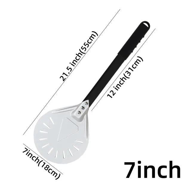 Pizza Spade Vendepaddle Rund Pizza Verktøy Trehåndtak Nonstick | Skanto