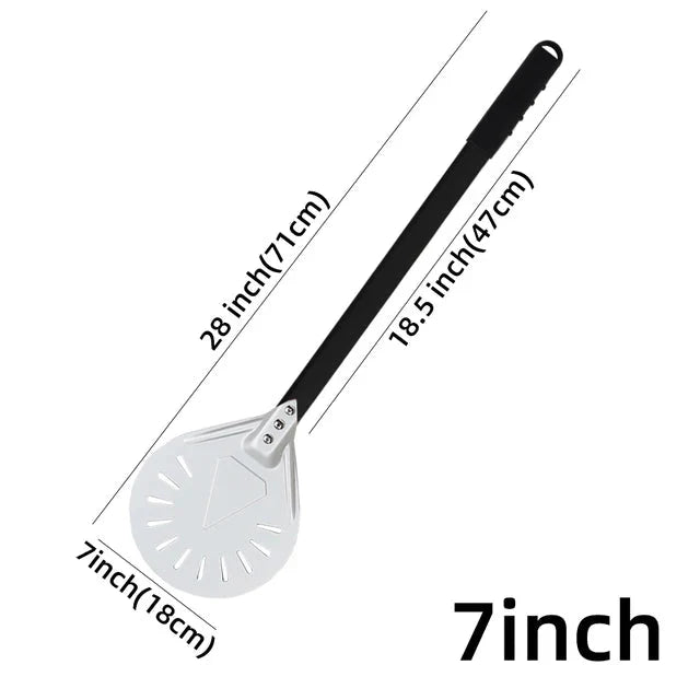 Pizza Spade Vendepaddle Rund Pizza Verktøy Trehåndtak Nonstick | Skanto