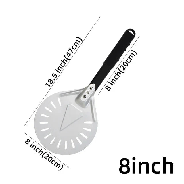 Pizza Spade Vendepaddle Rund Pizza Verktøy Trehåndtak Nonstick | Skanto