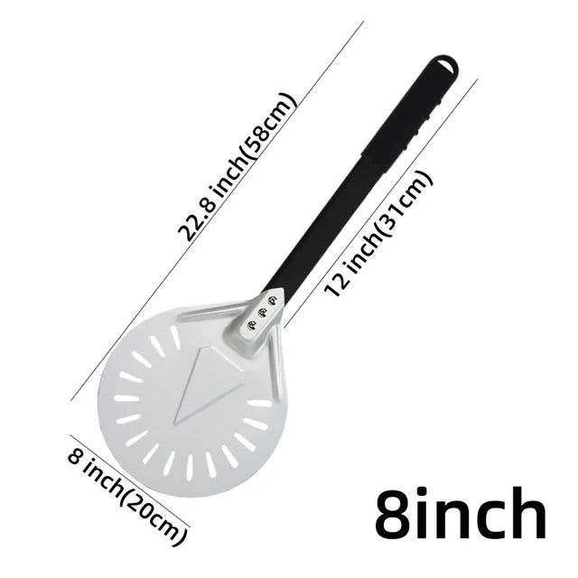 Pizza Spade Vendepaddle Rund Pizza Verktøy Trehåndtak Nonstick | Skanto