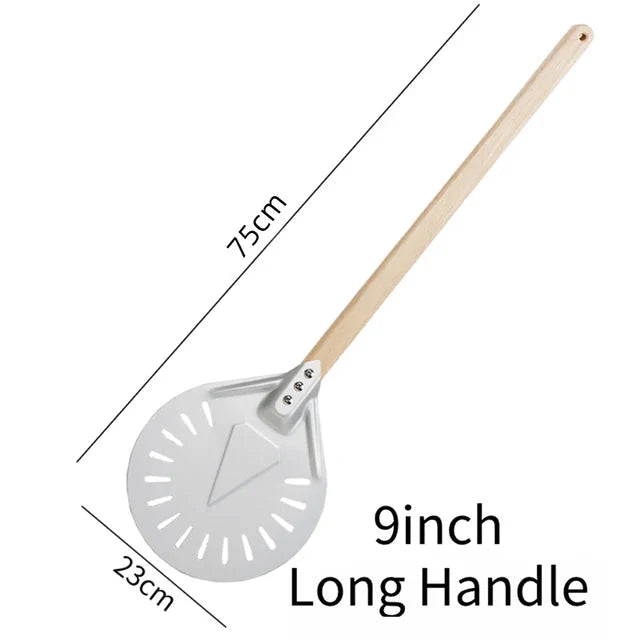 Pizza Spade Vendepaddle Rund Pizza Verktøy Trehåndtak Nonstick | Skanto