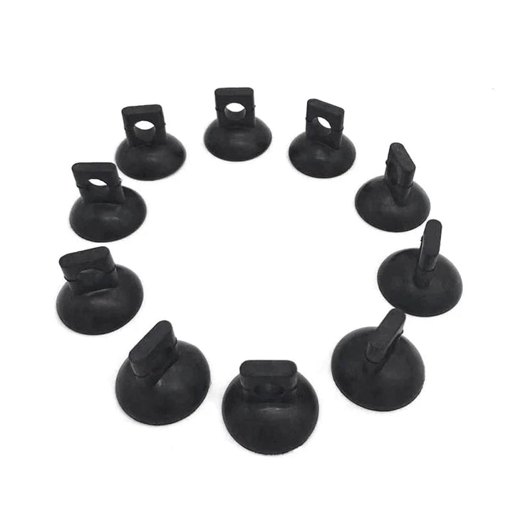 10Pcs Svart Akvarium Sugekop Luftslangeholder Suger for Fisketank Pumpe Oksygen Luftslange Festeklem Tilbehør For Akvarium | Skanto