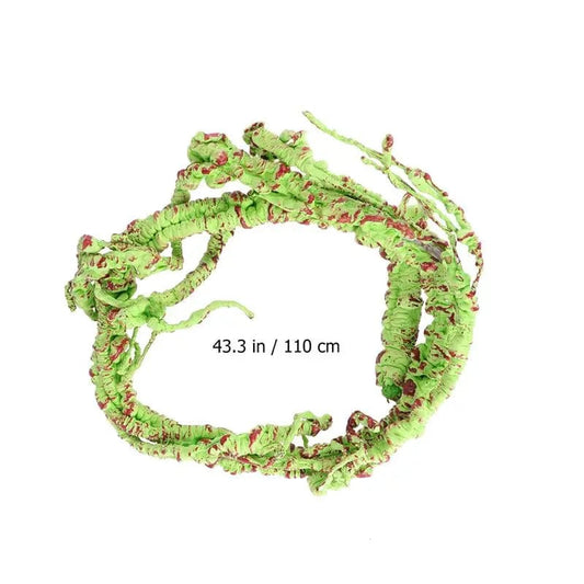 Norvo | 1 Stk Reptilklatring små dyr Habitat skog Bøyelig gren for øgler Landskapsimulatorplante Rattan kjæledyrboks Dekor
