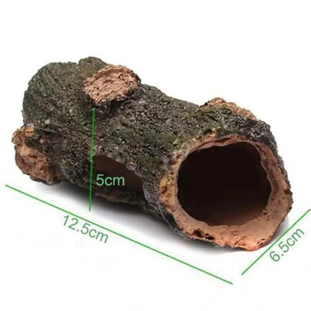 Akvarium Hule Tre Tunnel Hule Ornament Fisk Reker Skilpadde Gjemmested Fiskebolle Dekorasjoner Fisketank Tilbehør | Skanto