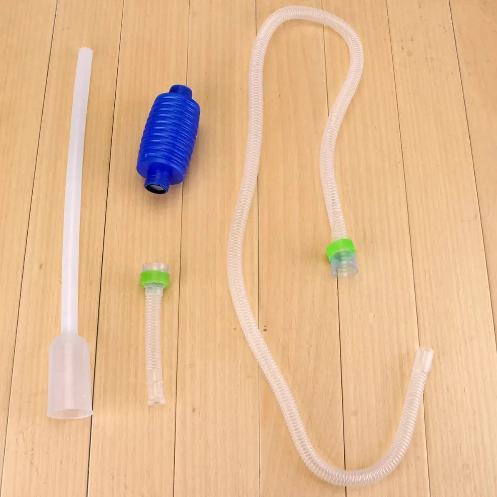 Akvarium Siphon Fiskebolle Siphon Støvsuger Pumpe Semi-automatisk Vannbytte Endrer Grus Vannfilter Akvarium Tilbehør | Skanto
