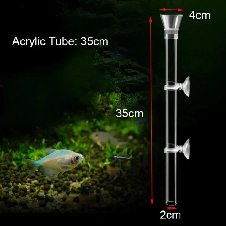 Akrilik Akvarium Fôring Rør Fat Transparent Fiskekar Reker Snail Reke Fôringsbolle Akvarium Fôring Tilbehør | Skanto